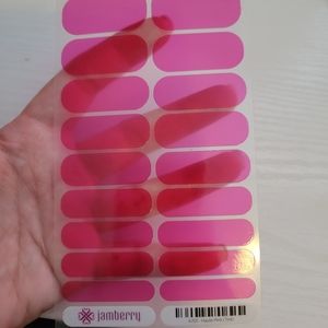 Full sheet Jam Nail Wraps Haute Pink Tint